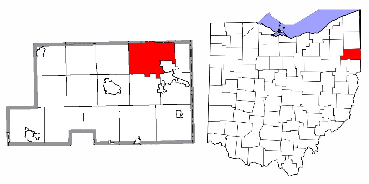Beavercreek, OH - File:Mahoning County Ohio Youngstown highlighted.png - Wikipedia